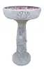  Product image 2 of the product “Set Pattaya – Bird Bath | 83 cm Height, Ø Bowl 50 cm | Casted Stone ”